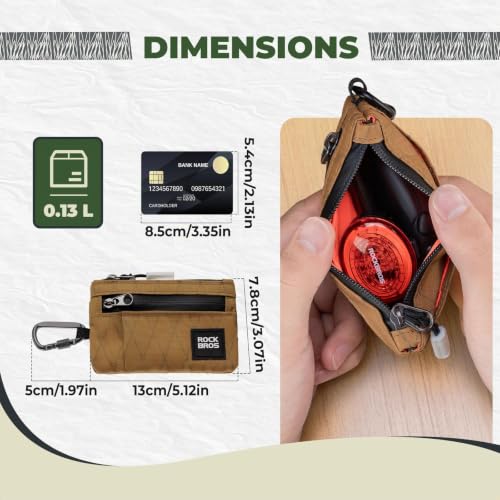 ROCKBROS Porte-Cartes Homme Femme Petit Multifonctionnel Vert – vue 2