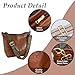 Huwzder Hobo Bags Vegan Leather Crossbody Bag Guitar Strap Shoulder Purses with Zipper Handbags for Women (Brown)