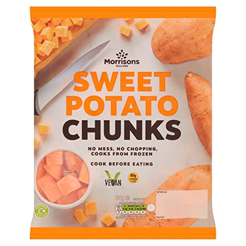 Morrisons Sweet Potato Chunks, 600g (Frozen)