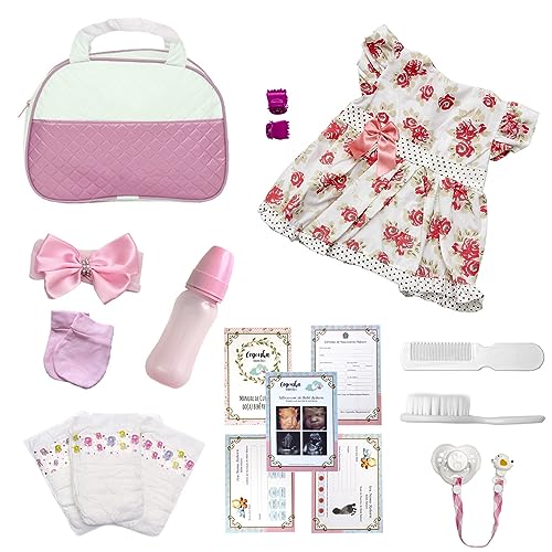 Boneca Bebê Reborn 100% Silicone Real Loira Enxoval Completo