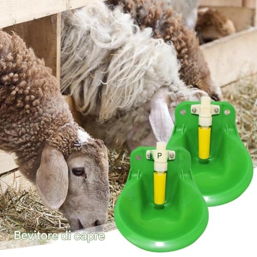 Cuenco de agua automático de PP resistente para cabras y ganado, 600 ml 3