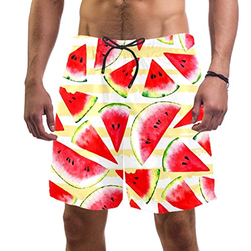 Maillots de bain hommes JDEZ motif melon d'eau pour célébrer la liberté des vacances d'été