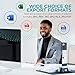 IRIScan Desk Scanner for Laptop Document Camera a4 Scanner- v6business :8MP/12MP visualizer, Library Scanner, Free PDF Editor,Portable Scanner,Book Scanner,AI Curve Flattening-Finger Hiding,Win Mac