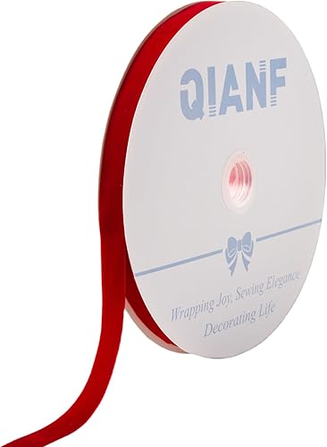 Miniatura 10 de Cinta de terciopelo caqui vintage, 3/8 pulgadas x 25 yardas 143-caqui,003-negro,045-rojo,159-verde musgo,165-Verde,180-Azul