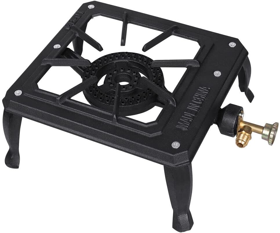 Single Portable Burner Cast Iron Propane LPG Gas Stove