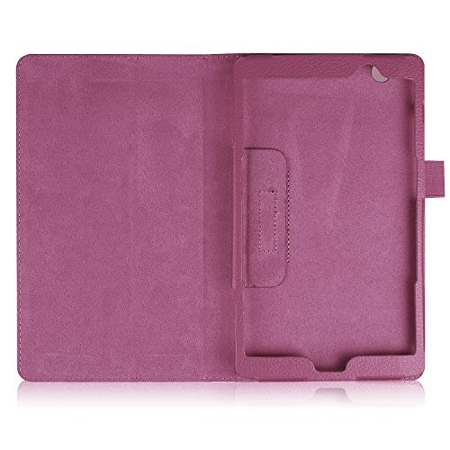 Asng Lg G Pad X 8.0 / G Pad Iii 8.0 Case - Slim Folding Stand Cover Smart Case For Lg G Pad X 8.0 (V521) / At&T (V520) / Lg G Pad Iii 8.0 (V525) 8-Inch Tablet (Purple) #TOP7