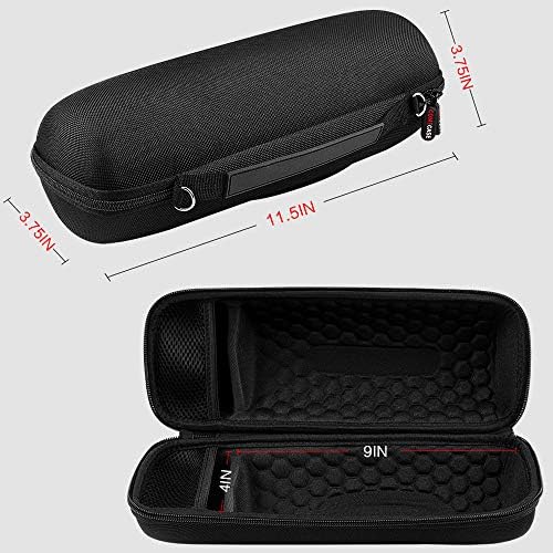 COMECASE Twardy futerał podróżny na wodoodporny głośnik Bluetooth JBL Charge 4/Charge 5. Torba do przechowywania pasuje do ładowarki i kabla USB (tylko etui)