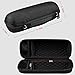 Comecase Hard Travel Case for JBL Charge 4/ Charge 5 Waterproof Bluetooth Speaker. Carrying Storage Bag Fits Charger and USB Cable (Case Only) - Black