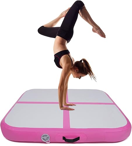 Miniatura 2 de WenDissy Colchoneta inflable de entrenamiento de yoga de 39.37 pulgadas para gimnasio en casa al aire libre