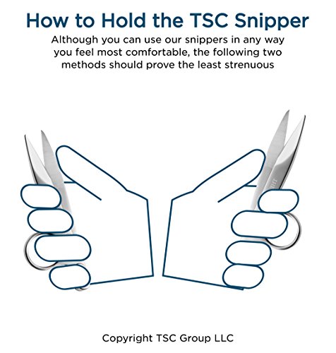 TSC Quick Action 4.5 inch Thread Snipper (Scissors) - Professional Series - for Sewing, Tailoring, Dressmaking and Crafting - Thumbnail 5