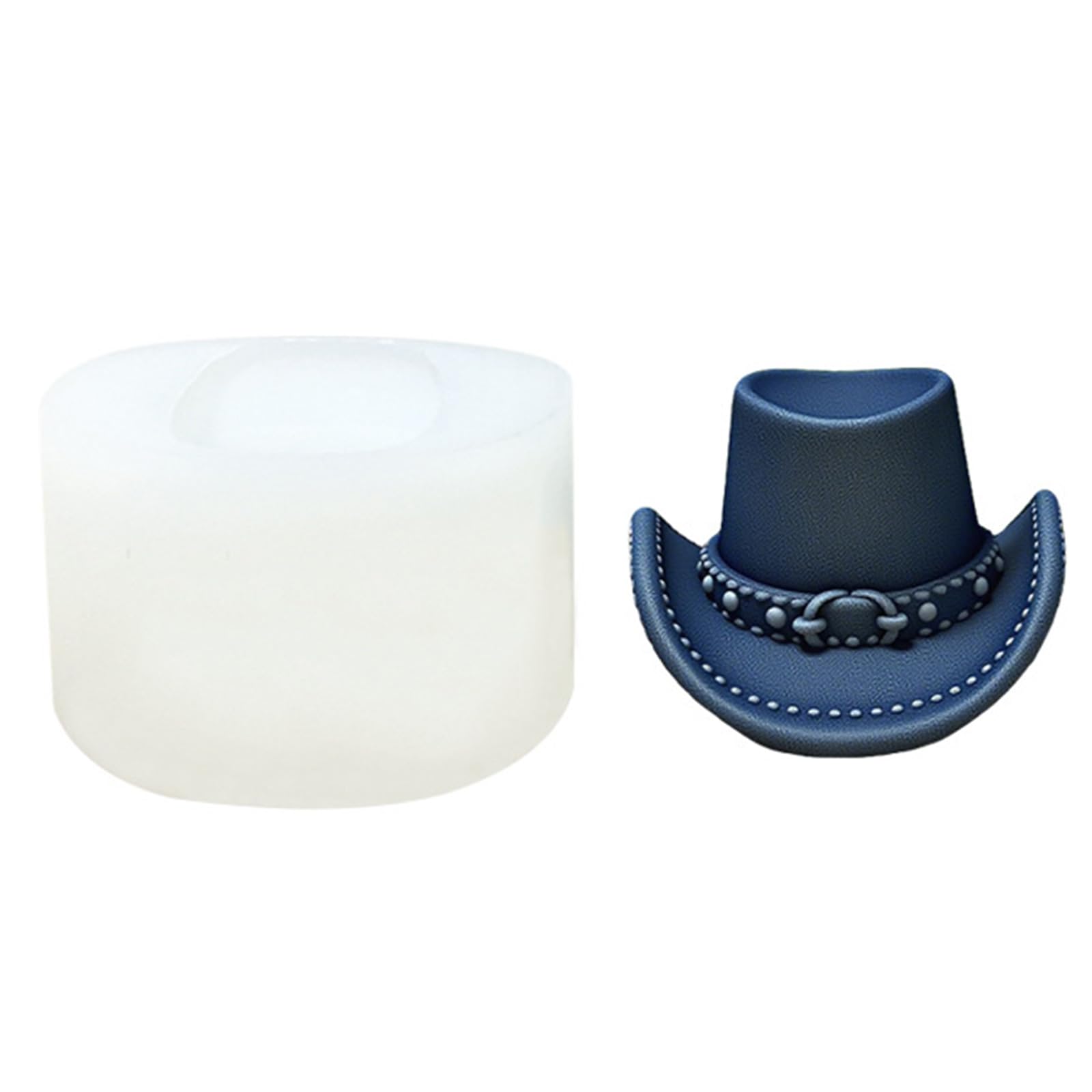 Buxuaaaa Hat Shape Silicone Molds Multipurpose Silicone for Epoxy Resin Making Soap Chocolate Hat Mold