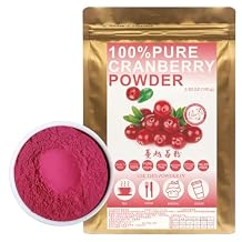 100% Natural Pure Cranberry Powder 100g/3.52oz Cranberry Powder for Smoothies, Shakes, Baking & Drinks,| Free from Preservatives, Freeze-Dried, No Added Sugar