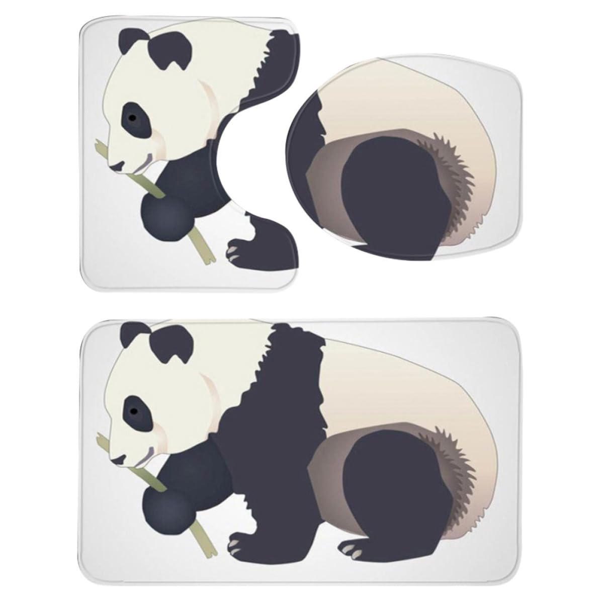Alfombrillas para baño juego de 3 altamente absorbentes y antideslizantes
