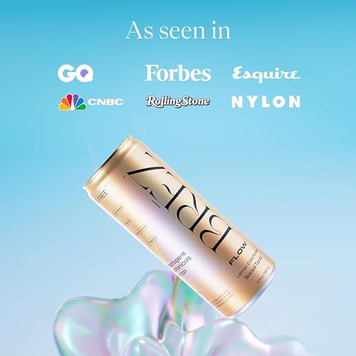 Miniatura 6 de BRZ FLOW Bebida de Hongo Melena de León Paquete de 12, Limón Flor de Saúco, Apoya el Estado de Ánimo y la Concentración, Bebida Adaptógena Espumosa