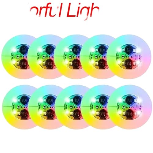 30/1 �� LED �����R�[�X�^�[�X�e�b�J�[ �t���b�V���{�g���X�e�b�J�[�J�b�v�}�b�g�����v Ktv �o�[�p�[�e�B�[�h�����N�J�b�v���� Colorful Light/3PCS