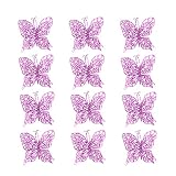 KOqwez33 Xmas Hanging Ornaments for Christmas Decorations,12Pcs/Set Widget Decor Hollow Out Simulati