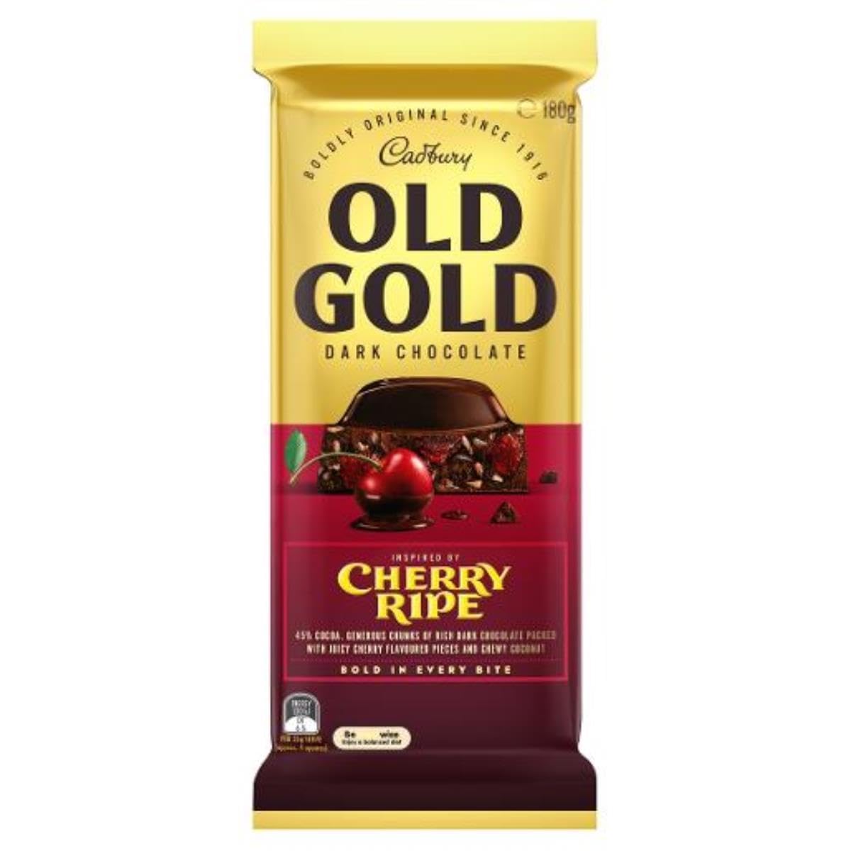 Cadbury Old Gold Cherry Ripe 180g x 15 : Amazon.ca: Grocery