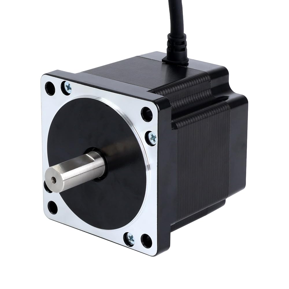 STEPPERONLINE Nema 34 Stepper Motor 1.8deg 4.8Nm(679.74oz.in) 6.0A 86x86x78mm 4 Wires CNC