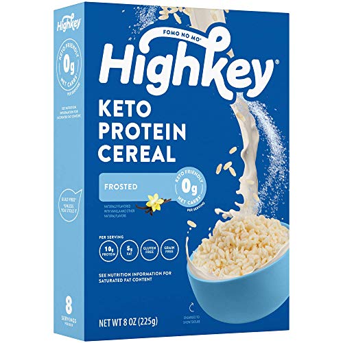 HighKey Keto Protein Breakfast Cereal - 0 Net Carb & Zero Sugar, Grain