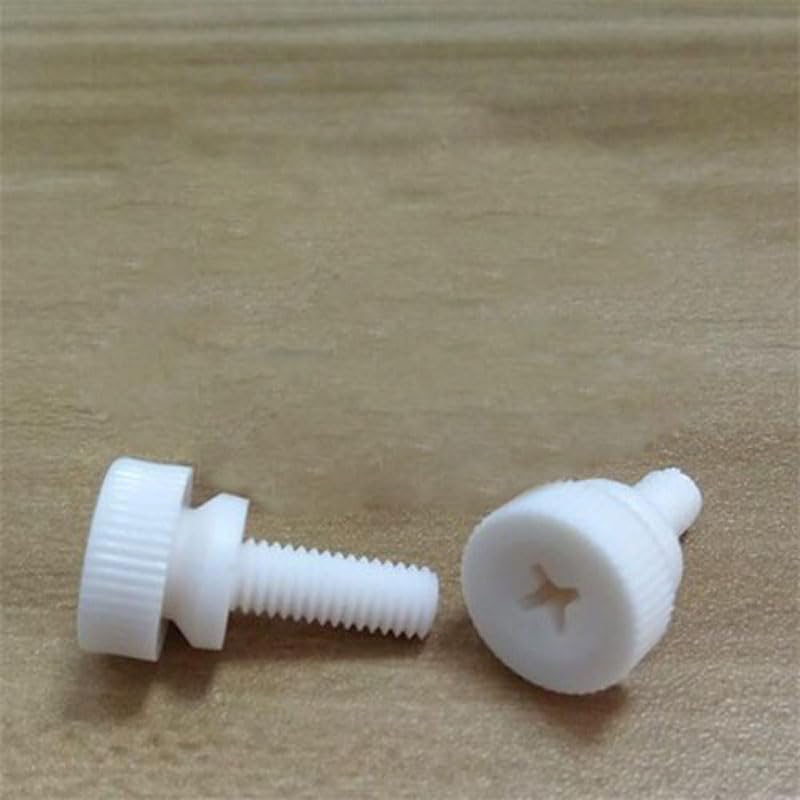 10PCS Phillips Steps Screw Thumb Knurled Bolts M6x12/16/20/25mm - (Size: M6x12mm)