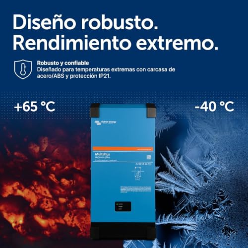 Miniatura 8 de Victron Energy Multiplus 2000va 12-Voltios 230v Inversor De Onda Sinusoidal Pura 80 Amperios Cargador De Batería