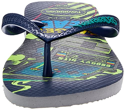 Chinelo 4 Nite, Havaianas, Masculino, Cinza Gelo/Marinho, 37/38