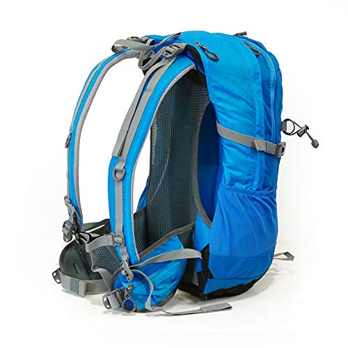 mapuera Aero Lichtgewicht dagrugzak met rugventilatie/daypack met regenhoes, 19 l, geschikt als rugzak voor fietsen, wandelen, hardlopen en voor dagtochten - Image 3