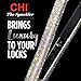 CHI The Sparkler Lava Ceramic Flat Iron, Special Edition, Hair Straightener for an Even & Smooth Finish, 11 Foot Cord for Convenience, 1