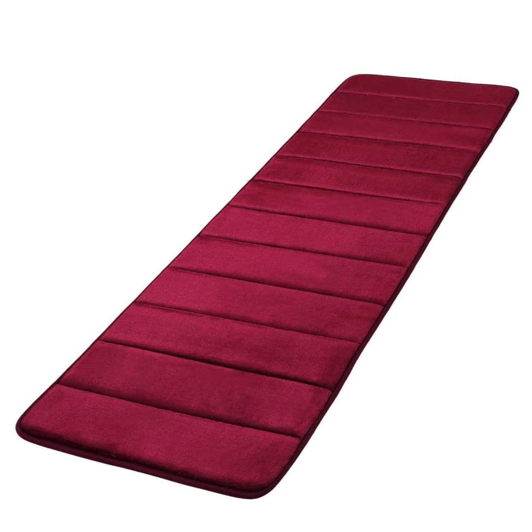 ZLZNX Memory Foam rutschfeste Badematten Weiches Wasser Saugfähig WC Teppich Waschbar, Badteppiche,1,60cm*100cm
