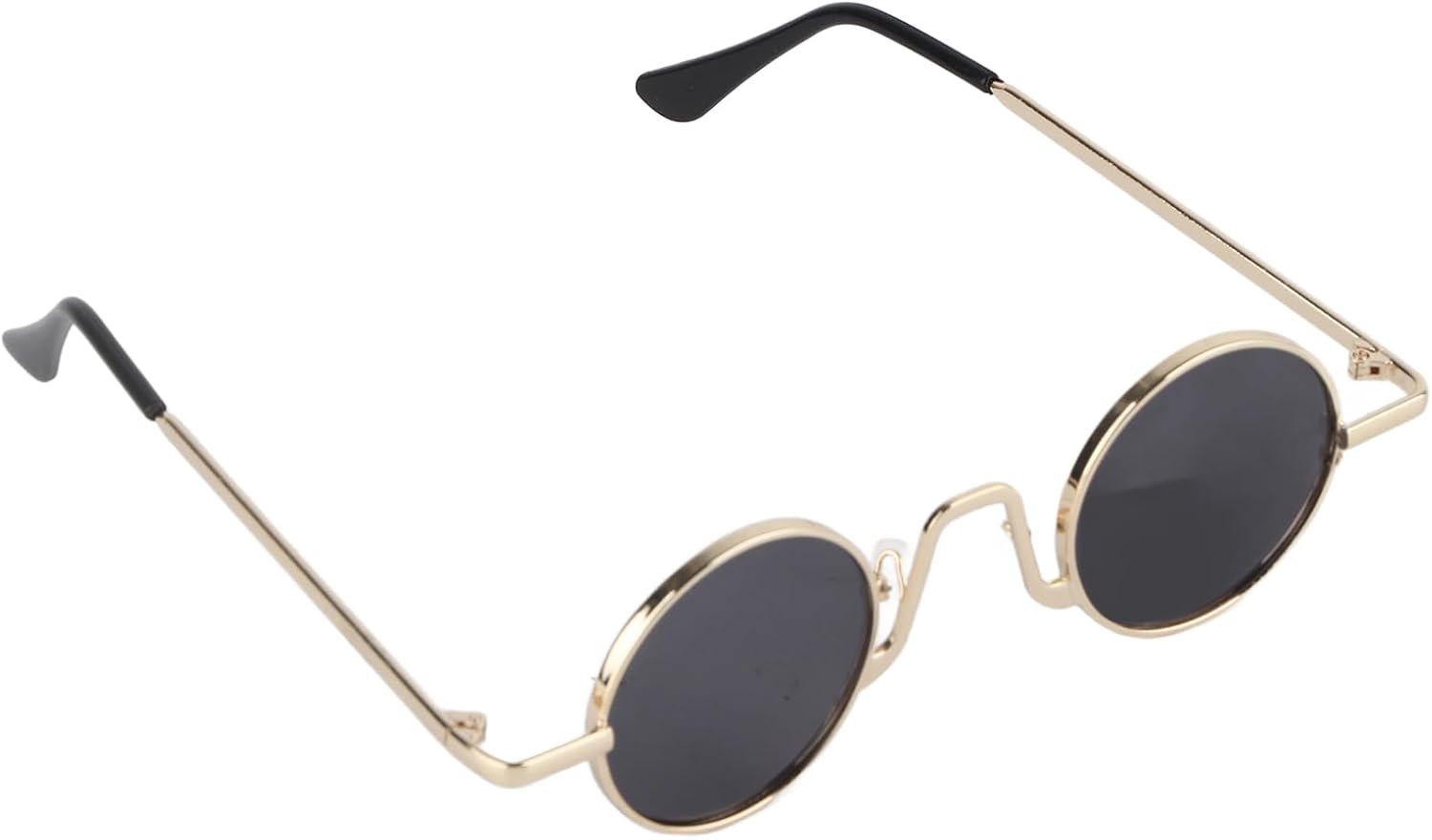 Retro Round Rimmed Fashion Party Sunglasses Metal Sun Glasses - Image 7