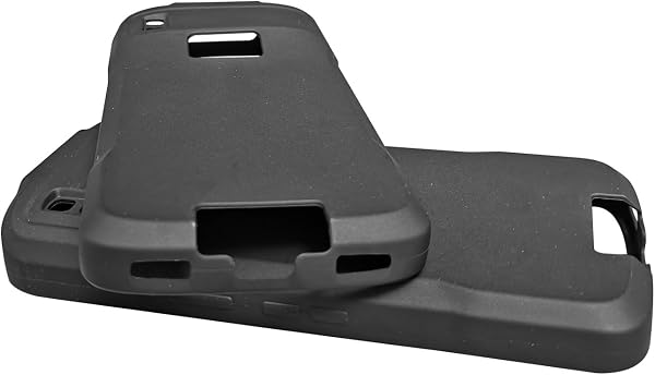 Protective Case for Zebra TC22 TC27 Scanner, Black TPU Rubber, Fall-Resistant, 3 Pack - 5