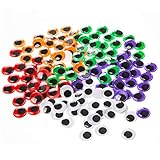150 Pieces of 20mm Multicolor Round Wiggle Googly Eyes with Self-Adhesive