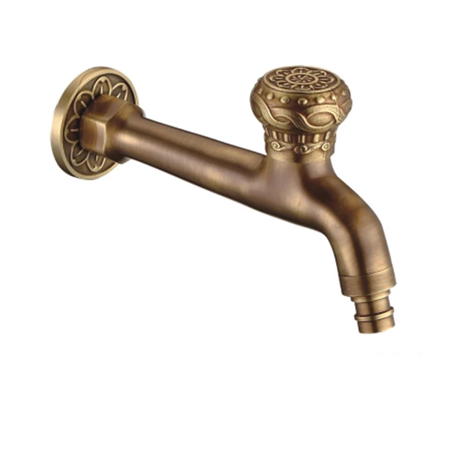 Grifos decorativos de dragón antiguos para lavadora y patios exteriores rústicos