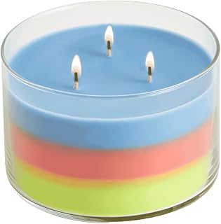 New Rituals Layered 3-Wick Jar Candle – Grapefruit & Rosemary, Elderflower & Mint, Sea Salt & Sage – 45-50 Hrs Burn