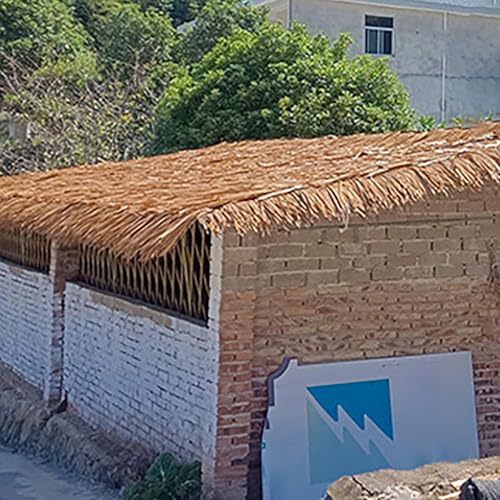 Techo de paja de palma artificial para renovar techos de cabanas envejecidos 5