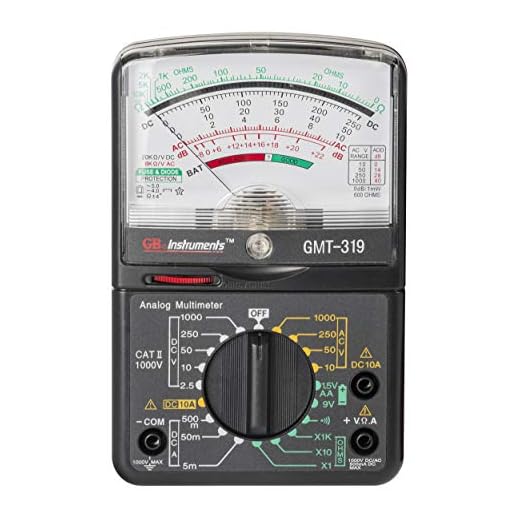 Multímetro Gardner Bender GMT-319, RJ-45 e RJ-11, 7 funções/19 faixas, 1000 V, preto