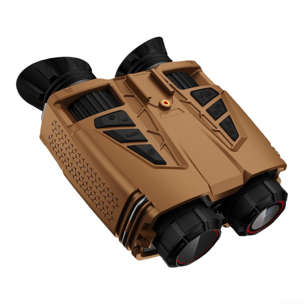 Jumelles numériques portables WiFi avec vision nocturne, zoom 16x, caméra 4K et stabilisation d'image électronique pour une vision claire et stable pour une observation en plein air (vert)