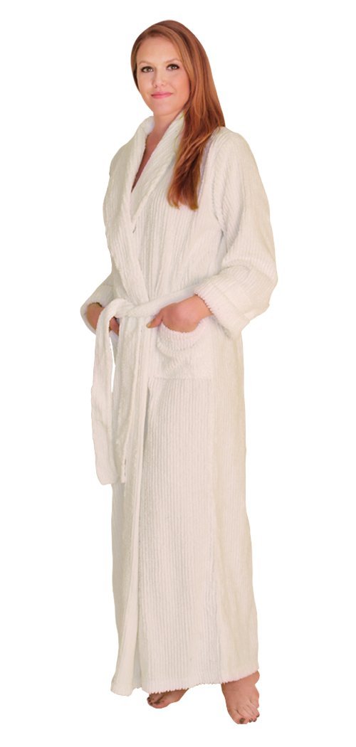 Women's Chenille Full Length Robe 100% Cotton