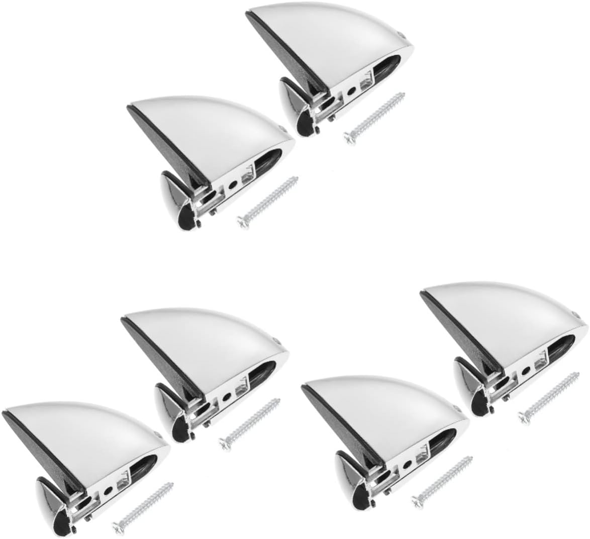 Uonlytech 3pcs Adjustable Glass Support Clamp Bracket for Mirrors and Shelves Fish Mouth Clip for Glass Thickness Convenient Installation Durable and Sturdy Design for Home and Office Use