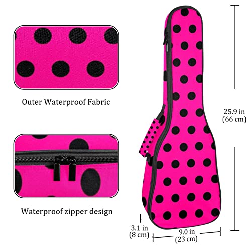 Housse pour ukulélé à pois – Rembourrage en éponge de 10 mm d’épaisseur – 53,3 cm – Avec sangles réglables pour concert… - Les Beatles, Paul McCartney, John Lennon, RIngo Starr, George Harrison Housse pour ukulélé à pois - Rembourrage en éponge de 10 mm d'épaisseur - 53,3 cm - Avec sangles réglables pour concert… – Image 5