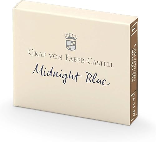 Miniatura 4 de Graf von Faber-Castell Royal Blue Cartuchos de tinta  6 cartuchos