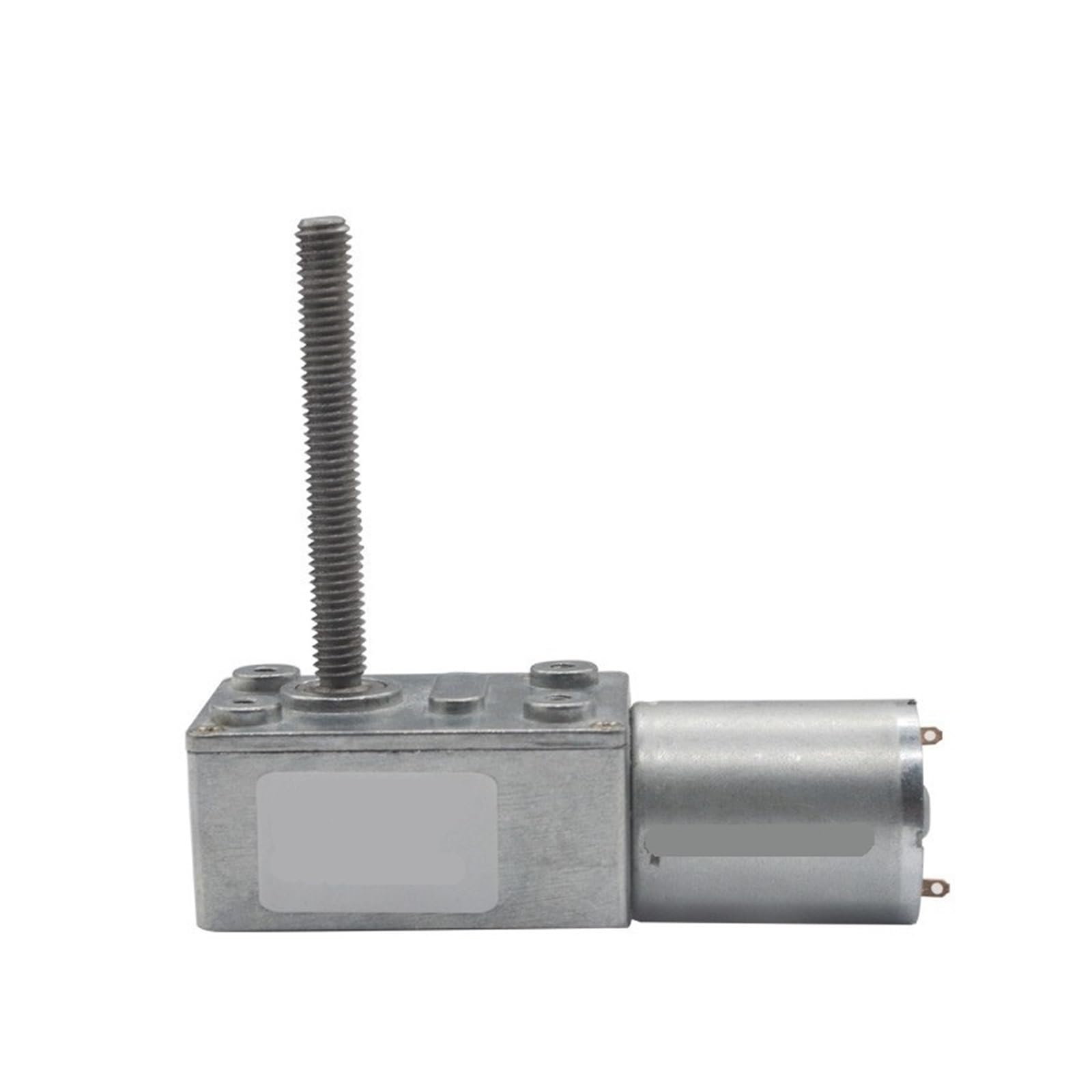 DC-Schneckengetriebemotor mit M6-Gewinde und Langer Welle, 6 V, 12 V, 24 V, 6–150 U/min, hohes Drehmoment, selbstsichernd, einstellbare Geschwindigkeit, JGY370(12v,23 RPM)