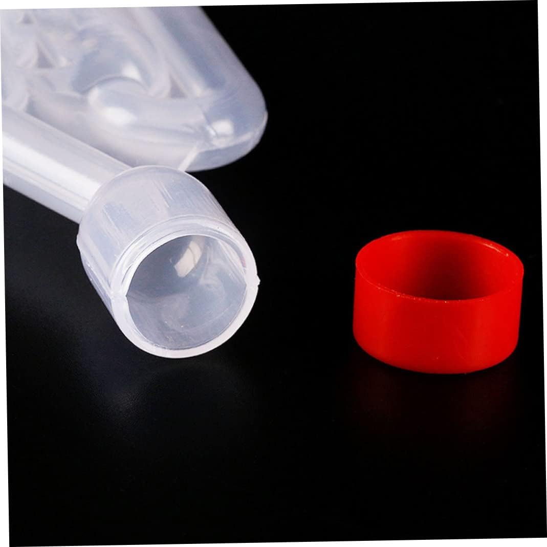 Wine Fermentation Airlock Kit Stopper Exhaust Valve High Transparent S Shape for Brew Beer Wine Making 10PCS Red
