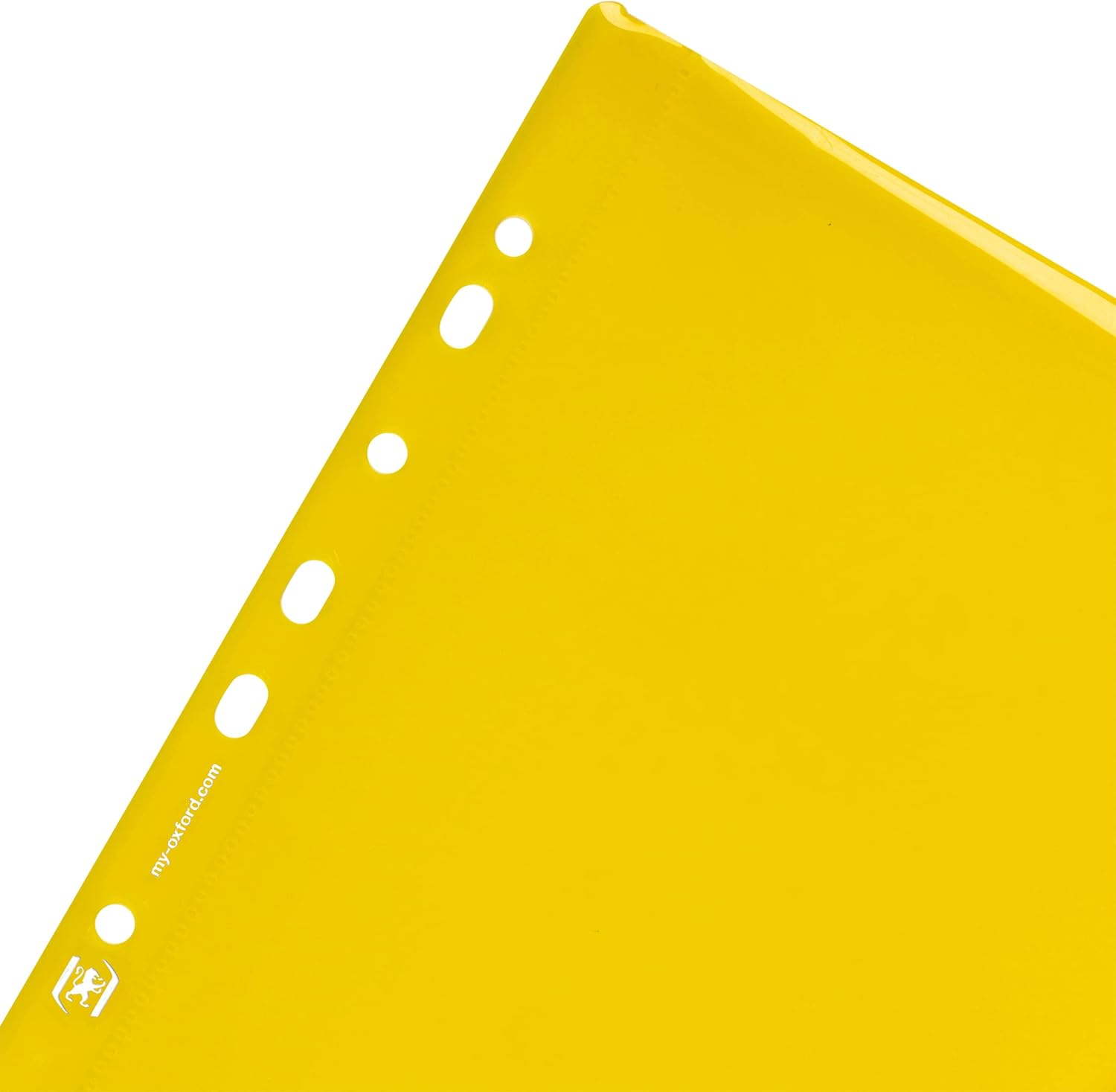 Oxford, A4 Ring Binder Plastic Wallet, Assorted Colours, Pack of 6