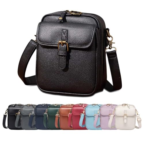 Faux Leather Double Layer Bag