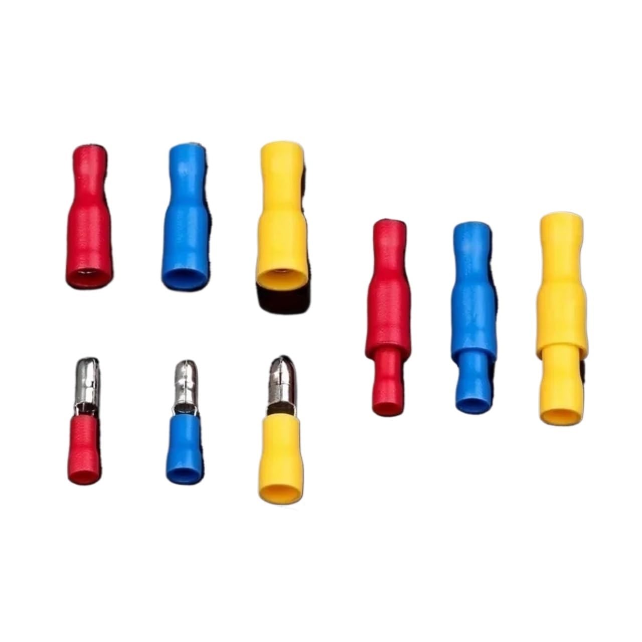 Kit de connecteurs de fils 102/280/300/480 pièces, bornes isolées mâles et femelles, cosses à sertir à froid, assortiment de cosses à sertir, cosses à fourche(280PCS)