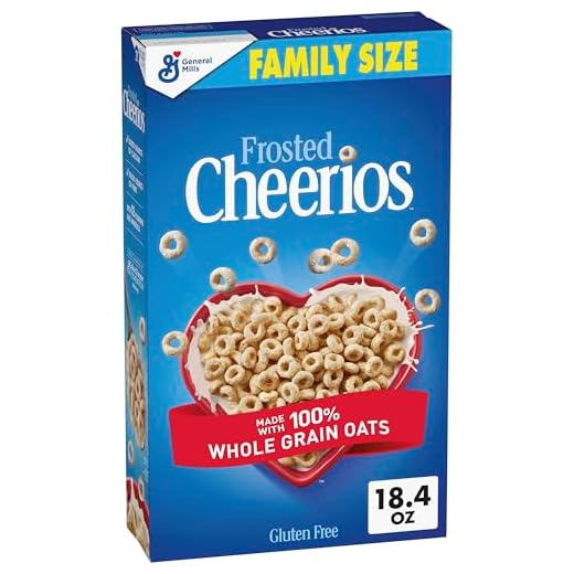 Frosted Cheerios, Heart Healthy Cereal, 18.4 OZ Family Size Box