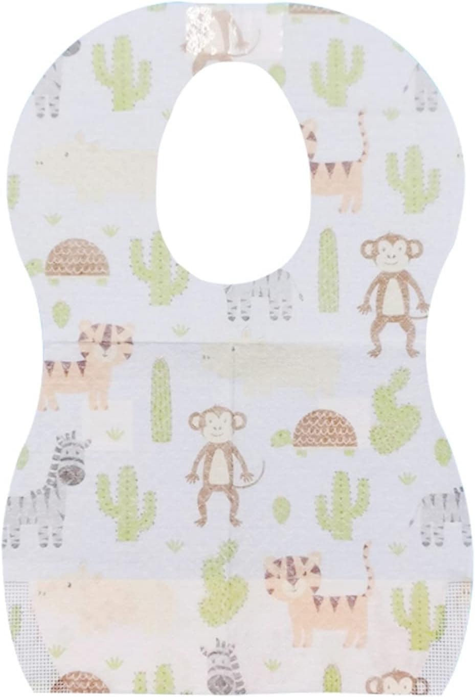 Star Babies Disposable Bibs - Animal, Pack Of 20