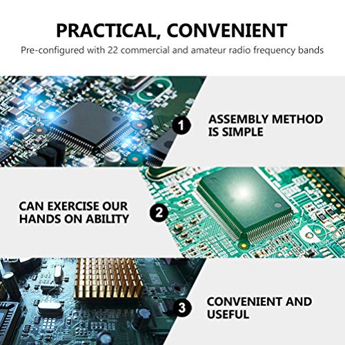 ULTECHNOVO Placa de Rádio FM Módulo Receptor de Rádio Stereo Diy Conjunto Módulo Fio Módulo Receptor