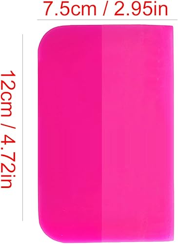 Miniatura 35 de 3 tamaños de escobilla de goma de poliuretano termoplástico suave para coche, limpiador de ventanas, removedor de agua, raspador de carbono, Negro 2